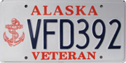 navy veteran plate