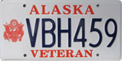 army veteran plate