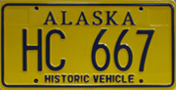 historic vehicle plate