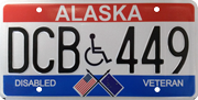 Plate Disabled Veteran Parking