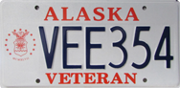 air force veteran plate